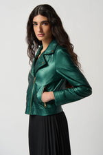 Joseph Ribkoff Winter  2023 -234902-Jacket -Emerald - The Coach Pyramids