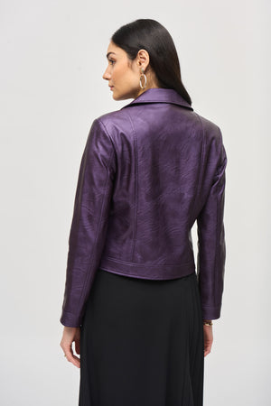 Joseph Ribkoff Fall  2024 -234902F24-Jacket-Black/Currant - The Coach Pyramids