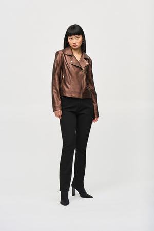 Joseph Ribkoff Fall  2024 -234902F24-Jacket-Bronze - The Coach Pyramids