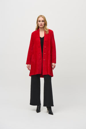 Joseph Ribkoff Winter  2024 -234906F244-3229-Jacket-Lipstick Red