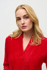 Joseph Ribkoff Winter  2024 -234906F244-3229-Jacket-Lipstick Red