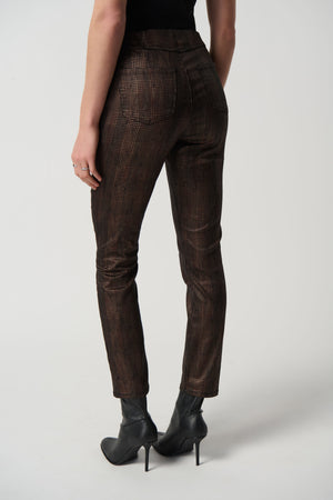 Joseph Ribkoff Winter  2023 -234925-Pant -Black/Bronze - The Coach Pyramids