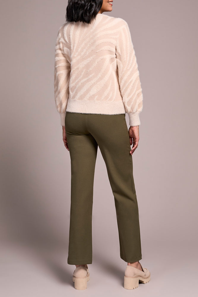 Tribal Fall 2025-2356O-8322-Long Sleeve Crew Neck Sweater-Sand Stone - The Coach Pyramids