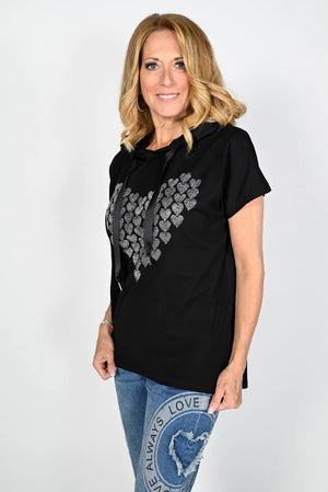 Frank Lyman-236618U-Knit Top-Black - The Coach Pyramids