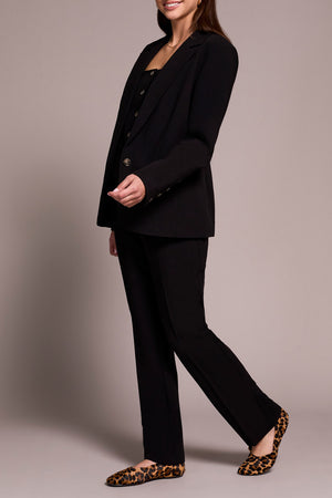 Tribal Fall 2025-2371O-8150-Long Sleeve  Lined Blazer-Black - The Coach Pyramids