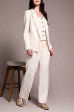 Tribal Fall 2025-2371O-8150-Long Sleeve  Lined Blazer-Moon Stone - The Coach Pyramids