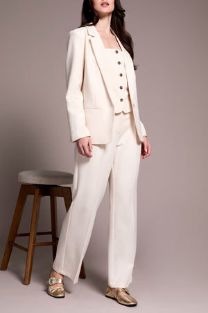 Tribal Fall 2025-2371O-8150-Long Sleeve  Lined Blazer-Moon Stone - The Coach Pyramids