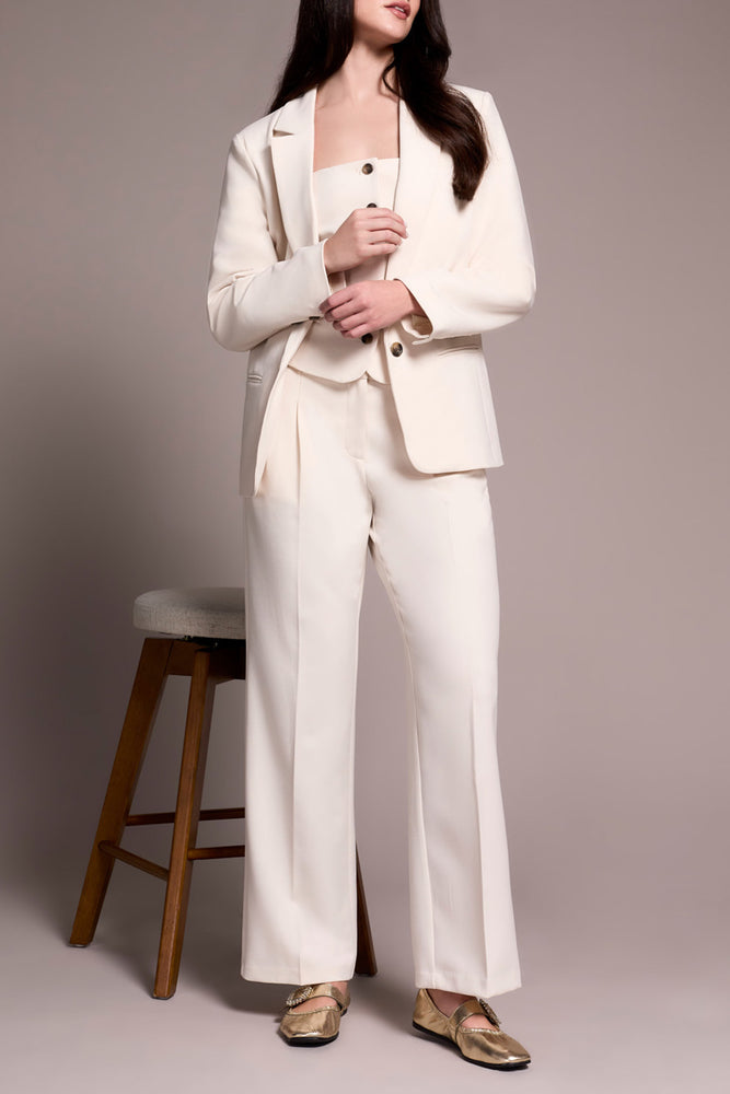 Tribal Fall 2025-2371O-8150-Long Sleeve  Lined Blazer-Moon Stone - The Coach Pyramids