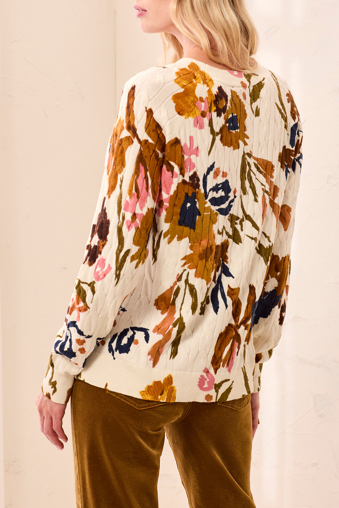 Tribal-L/S Crew Neck Sweater-2383O-3383-Stellar - The Coach Pyramids