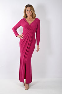 Frank Lyman Fall/Winter 2023 -239019-Knit Dress-Midnight - The Coach Pyramids