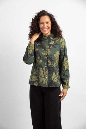 Habitat Fall/Winter 2023-H23912-Print Shirt-Forest - The Coach Pyramids