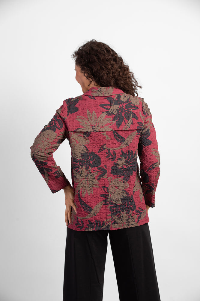 Habitat Fall/Winter 2023-H23930-Print Tunic-Chocolate - The Coach Pyramids