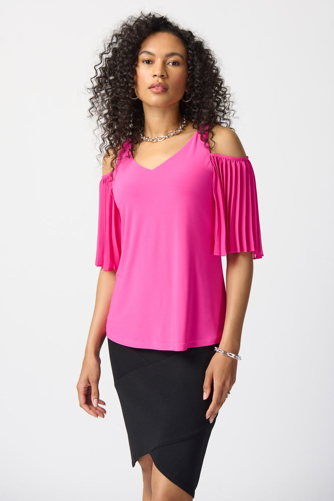 Joseph Ribkoff Spring 2024 -241037-Top-Ultra Pink | The Coach Pyramids