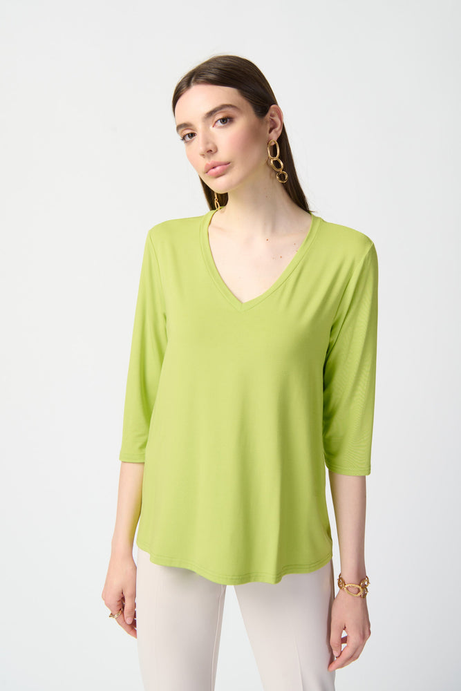 Joseph Ribkoff Spring  2024 -241038-Top-Island Green - The Coach Pyramids