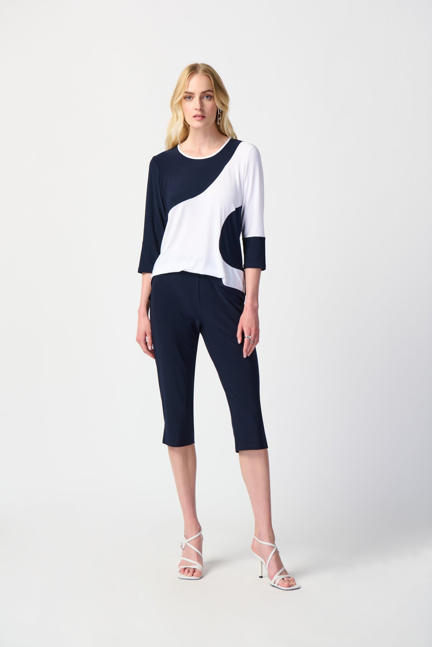 Joseph Ribkoff Spring  2024 -241045-Pant-Midnight Blue - The Coach Pyramids