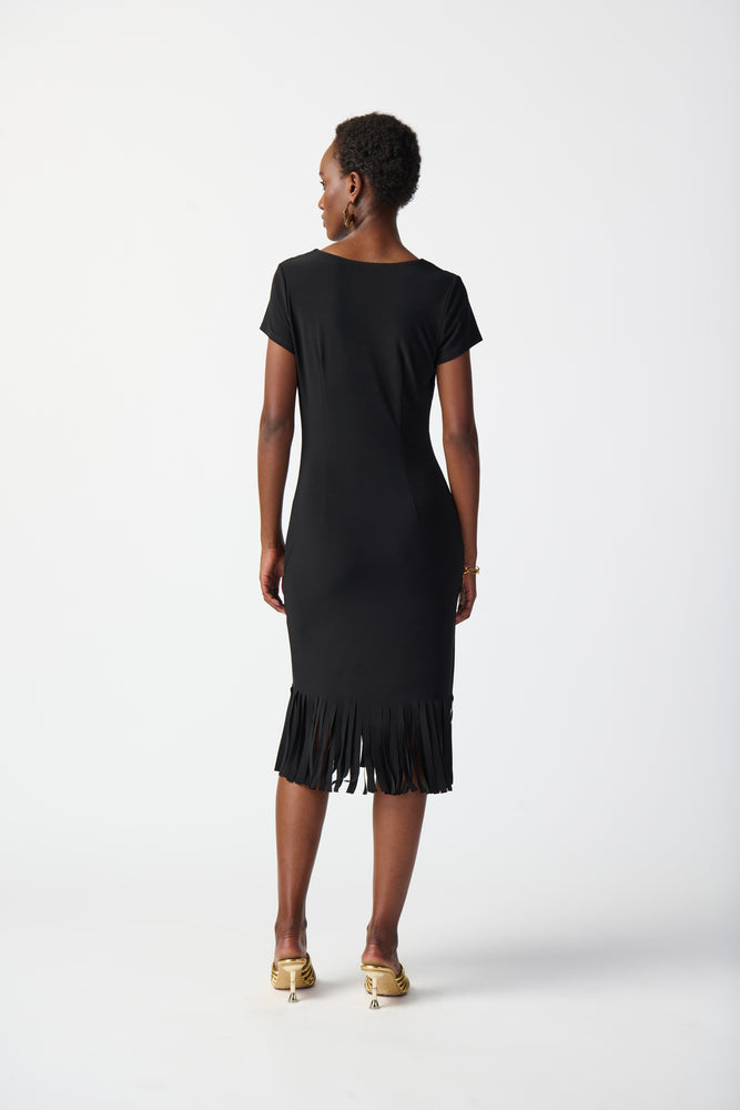 Joseph Ribkoff Spring  2024 -241053-Dress-Black - The Coach Pyramids