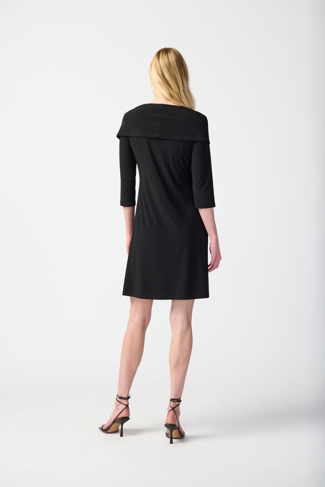 Joseph Ribkoff Spring  2024 -241082-Dress-Black - The Coach Pyramids