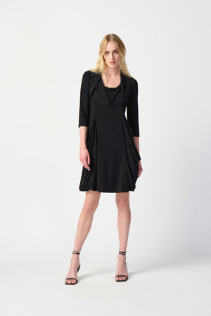 Joseph Ribkoff Spring  2024 -241082-Dress-Black - The Coach Pyramids