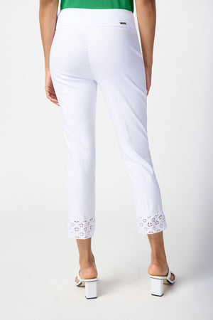 Joseph Ribkoff Spring  2024 -241102-Pant-White - The Coach Pyramids