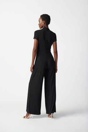 Joseph Ribkoff Spring  2024 -241139-Jumpsuit-Black - The Coach Pyramids