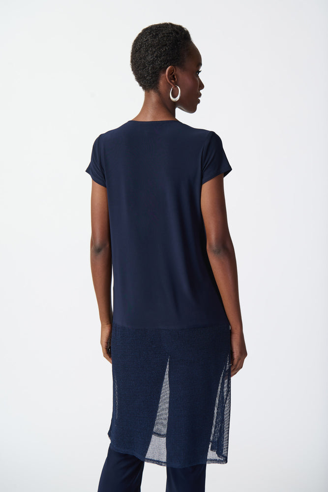 Joseph Ribkoff Spring 2024 -241142-Tunic-Midnight Blue | The Coach 