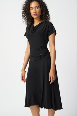 Joseph Ribkoff Spring  2024 -241152-Dress-Black - The Coach Pyramids