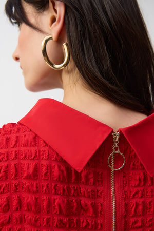 Joseph Ribkoff Fall 2025-241204S25-4209-Dress-Radiant Red - The Coach Pyramids