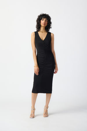 Joseph Ribkoff Spring  2024 -241205-Dress-Black - The Coach Pyramids