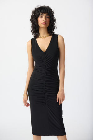 Joseph Ribkoff Spring  2024 -241205-Dress-Black - The Coach Pyramids