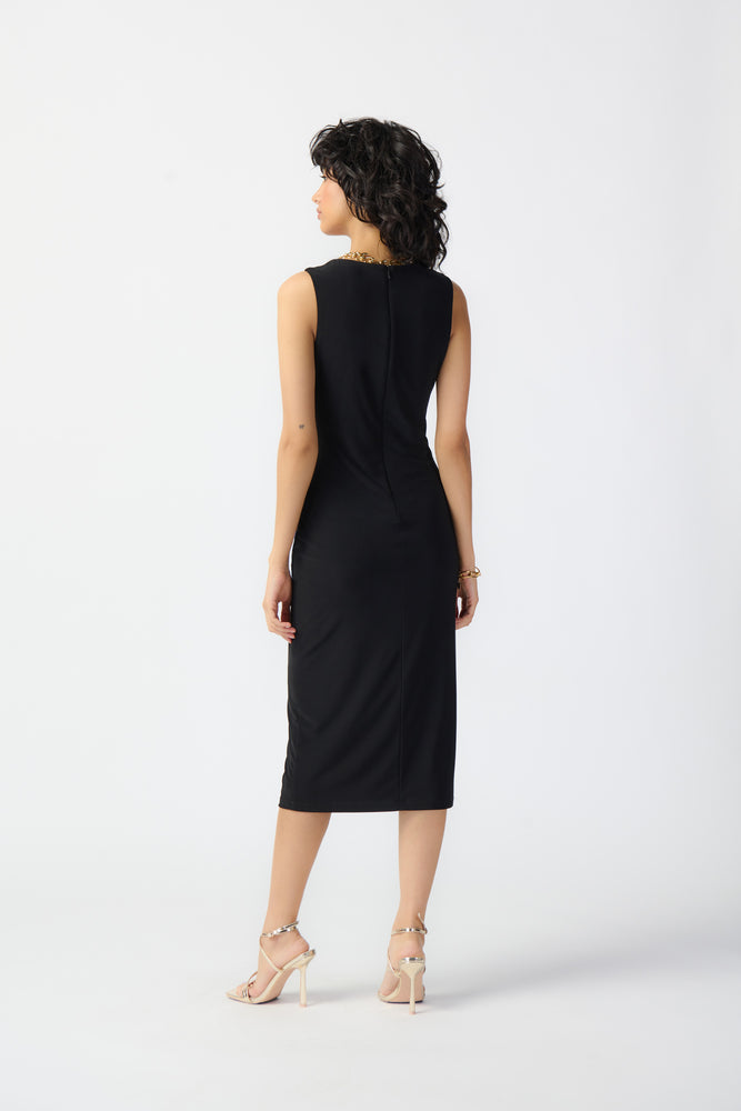 Joseph Ribkoff Spring  2024 -241205-Dress-Black - The Coach Pyramids