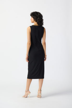 Joseph Ribkoff Spring  2024 -241205-Dress-Black - The Coach Pyramids