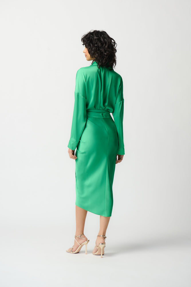 Joseph Ribkoff Spring  2024 -241236-Dress-Island Green - The Coach Pyramids