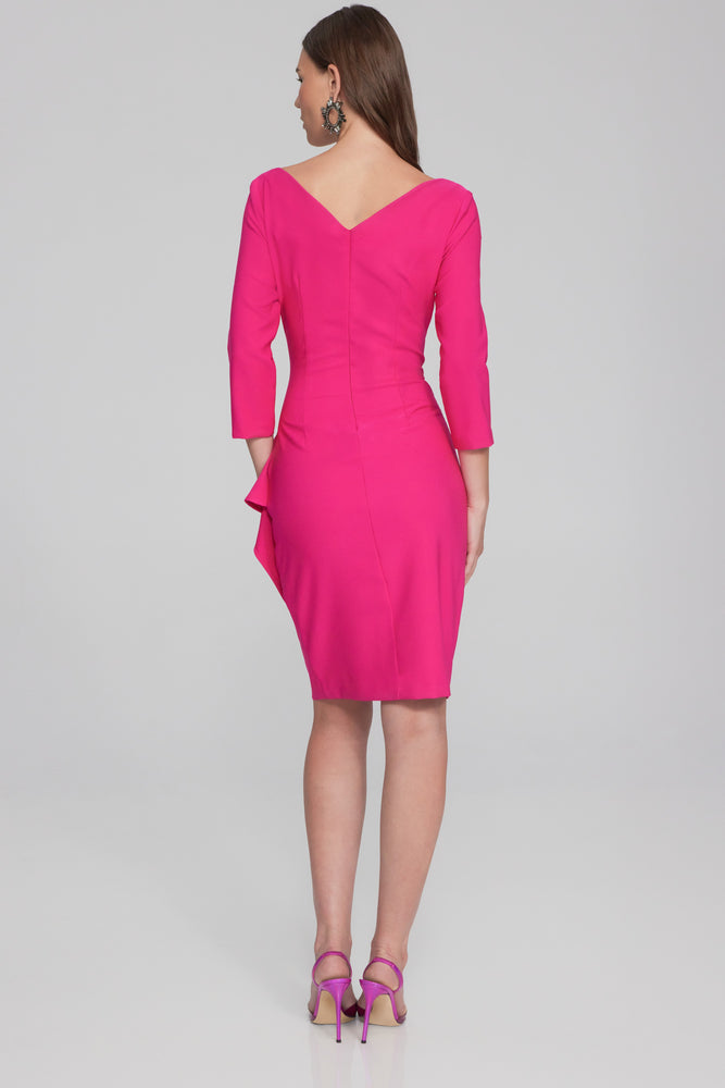 Joseph Ribkoff Spring  2024 -241705-Dress-Shocking Pink - The Coach Pyramids