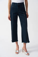 Joseph Ribkoff Fall 2025-241903S25-3302-Pant-Dark Denim Blue - The Coach Pyramids