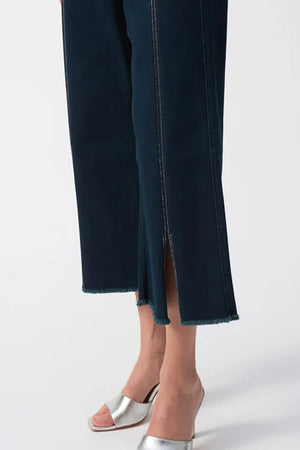Joseph Ribkoff Fall 2025-241903S25-3302-Pant-Dark Denim Blue - The Coach Pyramids