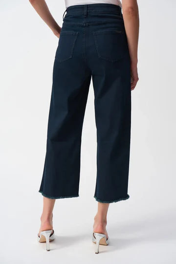 Joseph Ribkoff Fall 2025-241903S25-3302-Pant-Dark Denim Blue - The Coach Pyramids