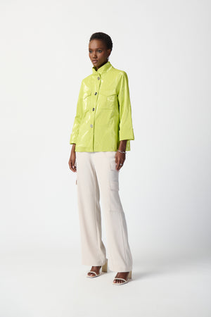 Joseph Ribkoff Spring  2024 -241925-Coat-Key Lime - The Coach Pyramids