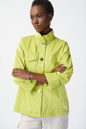 Joseph Ribkoff Spring  2024 -241925-Coat-Key Lime - The Coach Pyramids