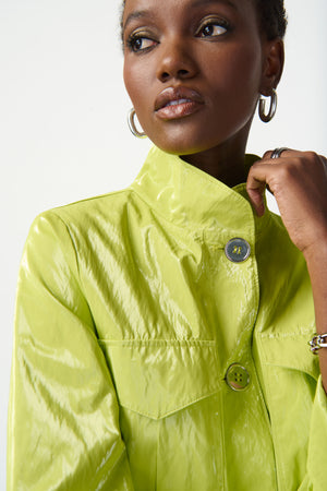 Joseph Ribkoff Spring  2024 -241925-Coat-Key Lime - The Coach Pyramids