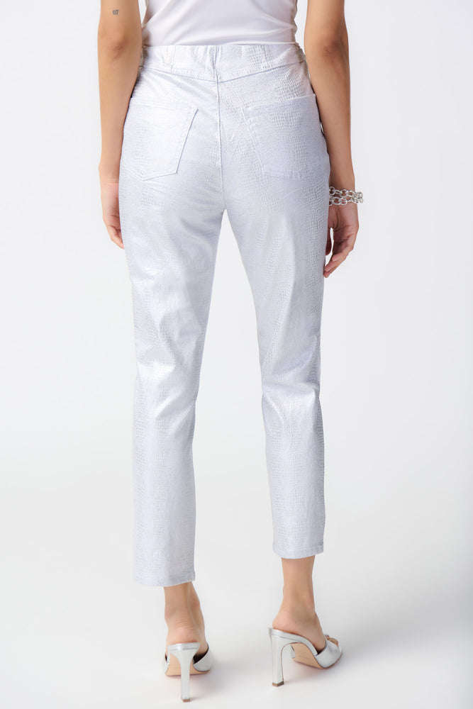 Joseph Ribkoff, Pants & Jumpsuits, New Size Joseph Ribkoff Silver Grey  Pull On Capri Pants 202350p