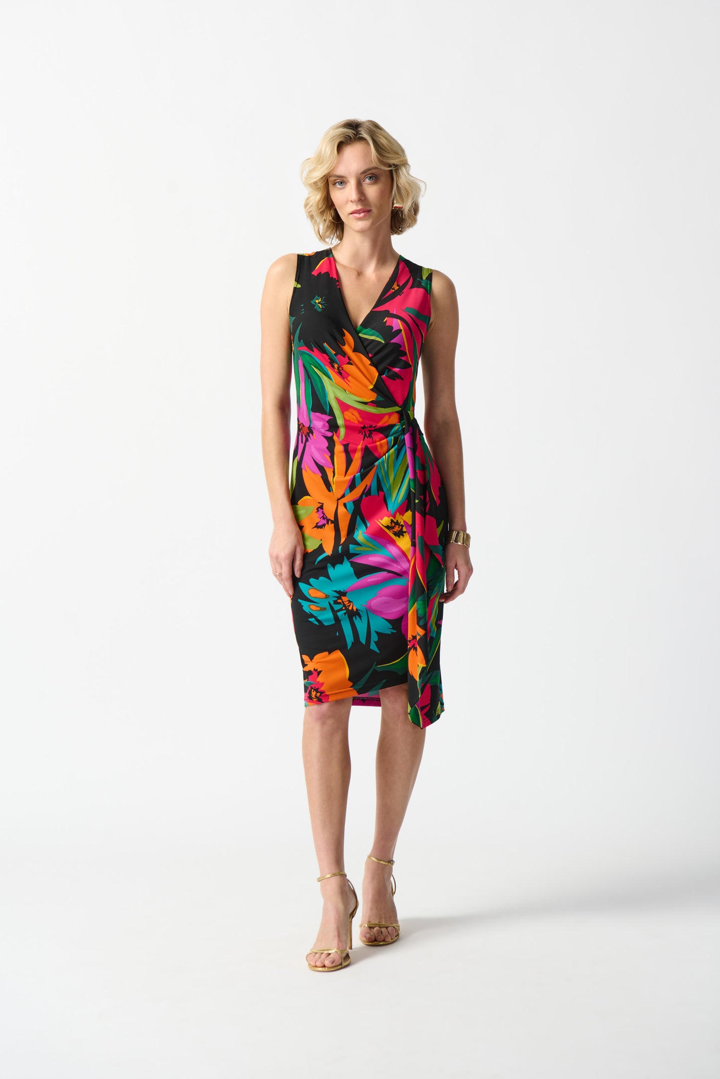 
                  
                    Joseph Ribkoff Summer 2024 -242012-Dress-Black/Multi - The Coach Pyramids
                  
                