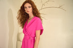 Joseph Ribkoff Summer 2024 -242013-Dress-Ultra Pink - The Coach Pyramids