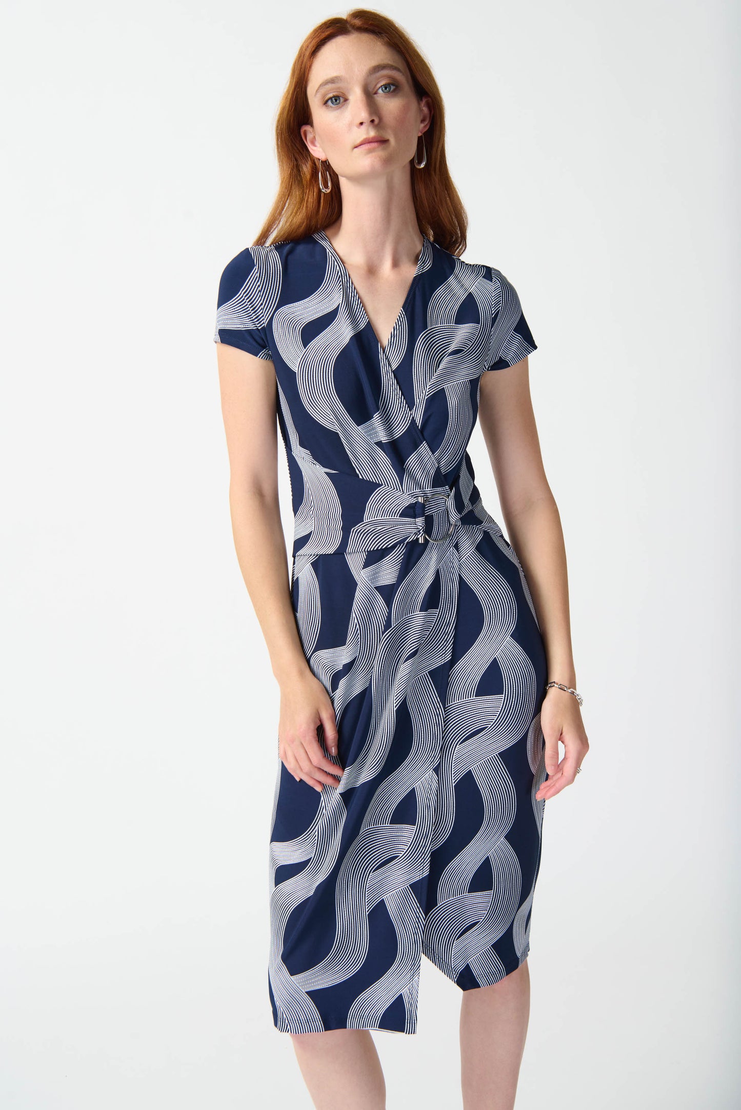 
                  
                    Joseph Ribkoff Summer 2024 -242023-Dress-Midnight Blue/Vanilla - The Coach Pyramids
                  
                