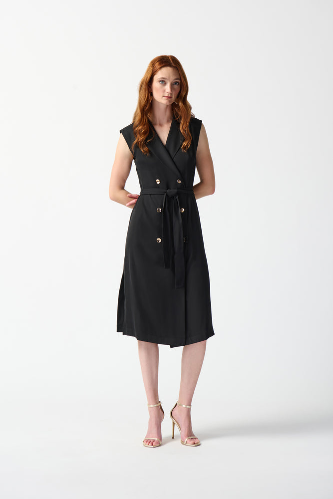 Joseph Ribkoff Summer 2024 -242075-Dress-Black - The Coach Pyramids