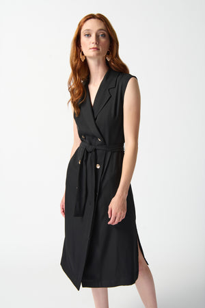 Joseph Ribkoff Summer 2024 -242075-Dress-Black - The Coach Pyramids