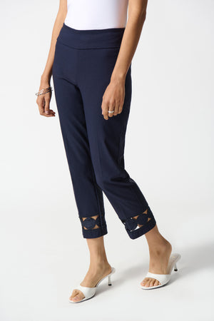 Joseph Ribkoff Summer 2024 -242131-Pant-Midnight Blue - The Coach Pyramids