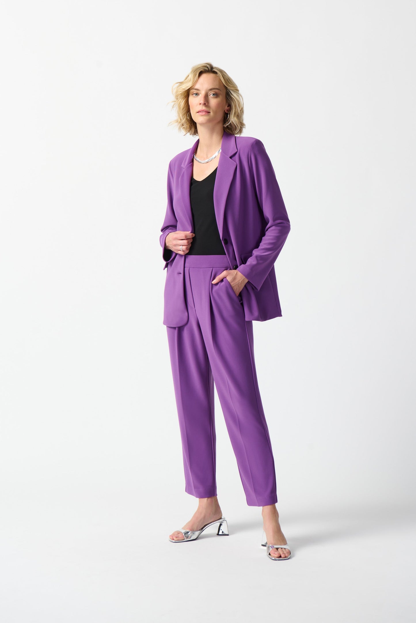 Joseph Ribkoff Summer 2024 -242193-Pant-Black - The Coach Pyramids