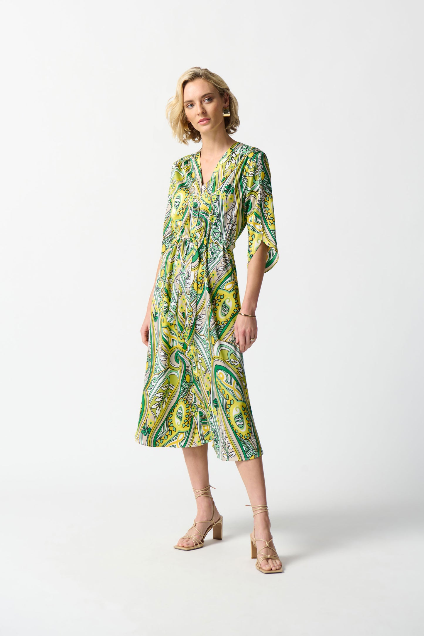 
                  
                    Joseph Ribkoff Summer 2024 -242208-Dress-Vanilla/Multi - The Coach Pyramids
                  
                