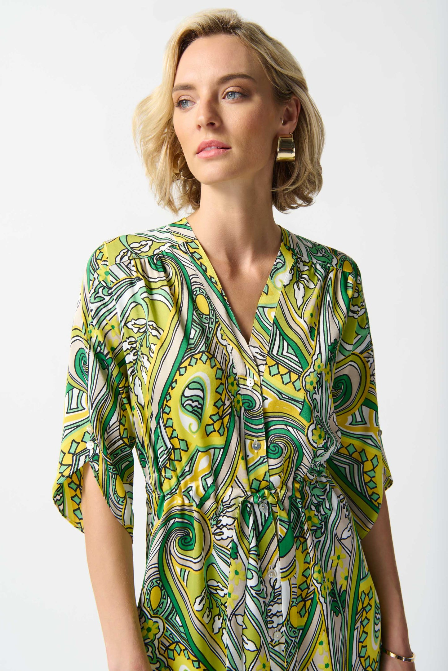 
                  
                    Joseph Ribkoff Summer 2024 -242208-Dress-Vanilla/Multi - The Coach Pyramids
                  
                