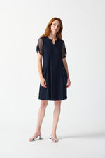 Joseph Ribkoff Summer 2024 -242218-Dress-Midnight Blue - The Coach Pyramids